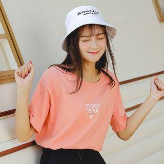 Short-sleeve Wing Detail T-shirt