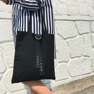Strap-detail Shopper Bag