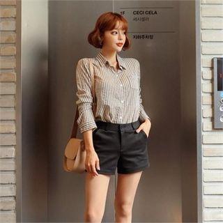 Striped Seersucker Shirt