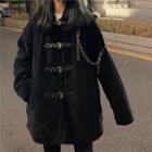 Rabbit Ear Accent Hooded Coat / Scarf