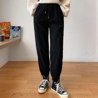 Napped Corduroy Jogger Pants
