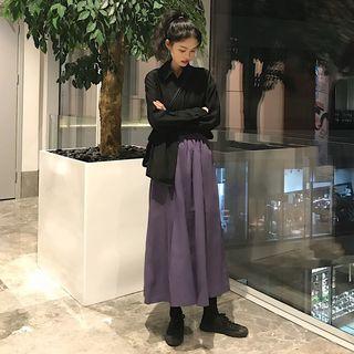 Long Sleeve Shirt / A-line Skirt