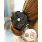 Set: Bow Hair Pin + Numbering Brooch