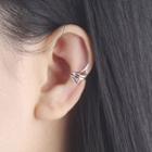 Wings Alloy Cuff Earring 1 Pc - Right Side - Silver - One Size