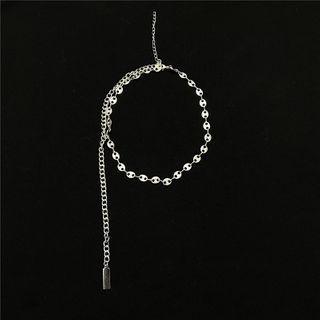 Chain Pendant Choker As Shown In Figure - One Size