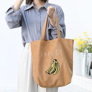 Banana Print Tote Bag