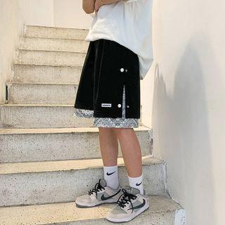 Paisley Panel Shorts