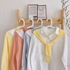 Set: Plain Shirt + Shawl