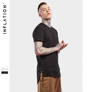 Lace-up Side Short-sleeve T-shirt