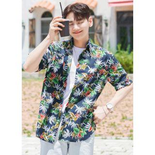 Loose-fit Hawaiian Shirt