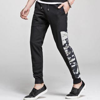 Print Panel Sweatpants