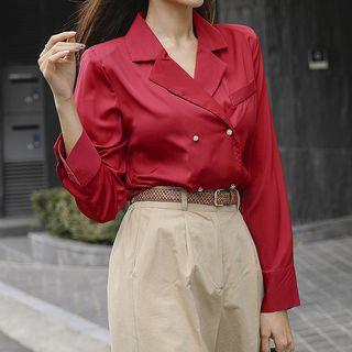 Snake Print Faux-leather Belt