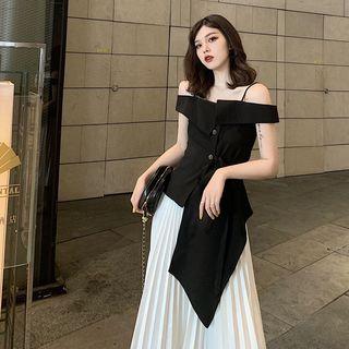 Irregular Slim-fit Top