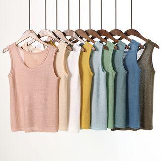 Knitted Sleeveless Top