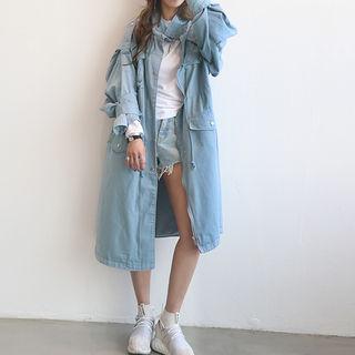 Epaulette Long Parka