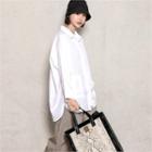 Patch-pocket Hidden-button Shirt