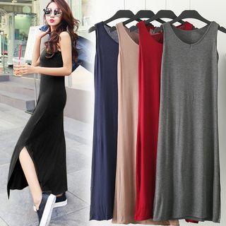 Split-side Maxi Tank Dress