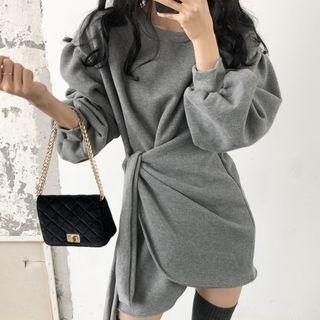 Tie-waist Pullover Dress