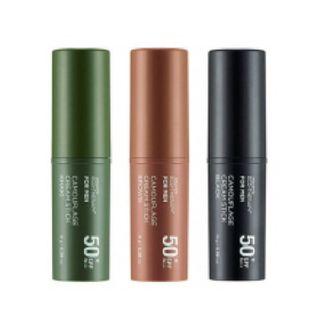 The Face Shop - Arsainte Eco-therapy For Men Camouflage Cream Stick Spf50+ Pa+++ 11g (3 Colors) Brown