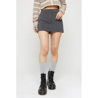 Welt-pocket Pencil Miniskirt