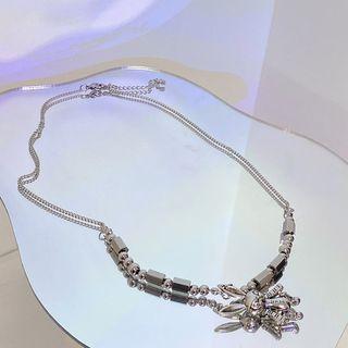 Rabbit Pendant Necklace Silver - One Size