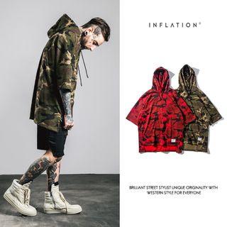 Camo Elbow Sleeve Hoodie