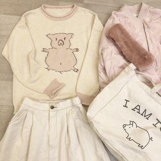 Pig Long-sleeve Sweater