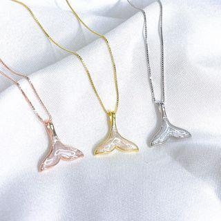 S925 Sterling Silver Tail Necklace