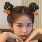 Bow Chinese Characters Cherry Hair Clip