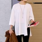 3/4-sleeve Silt-side T-shirt