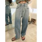 Gradient High-waist Loose-fit Jeans