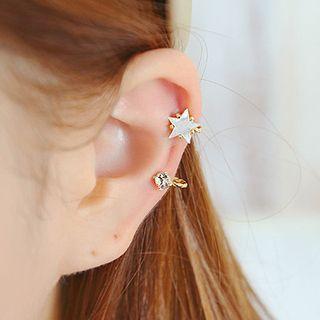 Rhinestone Star Single Earring