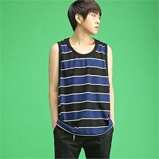 Color-block Sleeveless Top