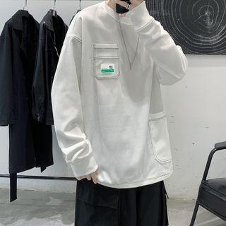 Long Sleeve Pocket Front Sweatshirt
