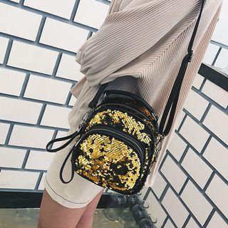 Sequined Mini Backpack