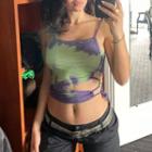 Irregular Tie-dye Camisole Top
