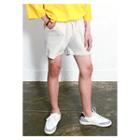Pocket-front Colored Sweat Shorts
