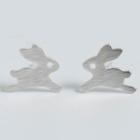 925 Sterling Silver Rabbit Earring 925 Silver - Rabbit - One Size