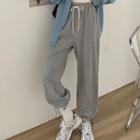 High-waist Loose-fit Jogger Pants
