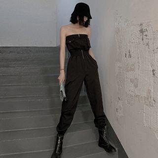 Strapless Jogger Jumpsuit