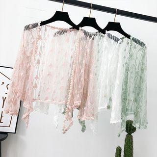 Sheer Lace Cape