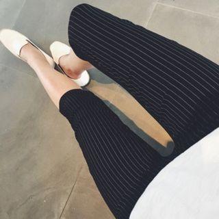 Pinstriped Capri Pants