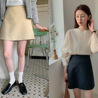 Pastel A-line Miniskirt