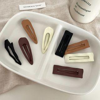 Plain Alloy Hair Clip (various Designs)