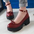 Ankle Strap Platform Mary Jane Shoes