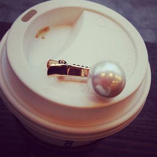 Faux Pearl Hair Clip