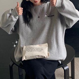 Oversized Glitter Sweatshirt