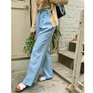 Tie-waist Wide Pants