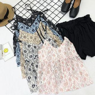 Floral Lace Camisole Top