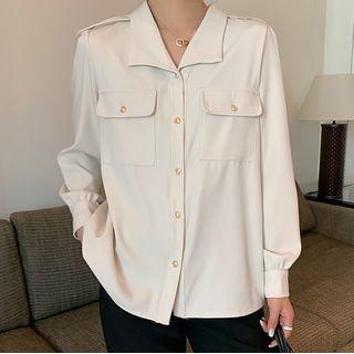 Shoulder Patch Shirt